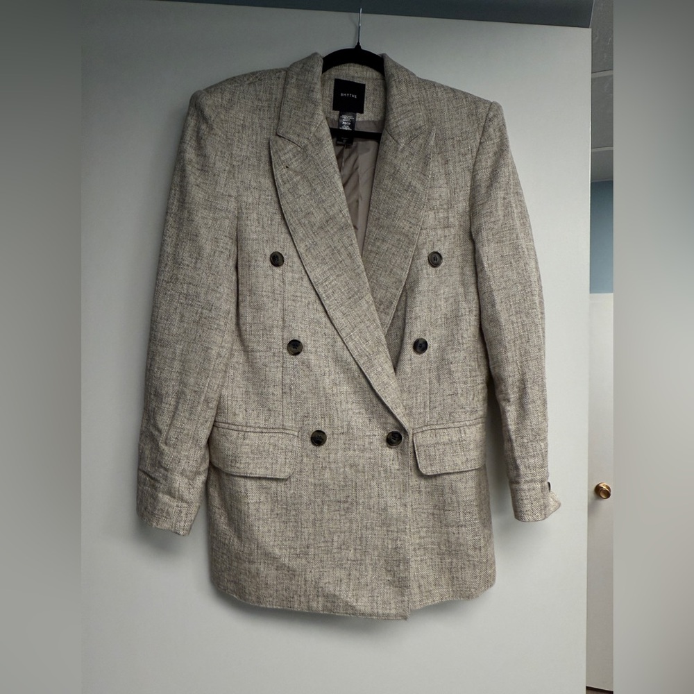 Smythe db peaked lapel blazer size xs